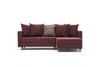 Ugaona sofa-krevet Aydam desno - Claret Red