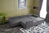 Ugaona sofa-krevet Belen - Antracit