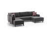 Ugaona sofa-krevet Belen - Antracit