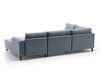 Ugaona sofa-krevet Belen – Plava