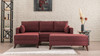 Ugaona sofa-krevet Ugaona garnitura Bella Lijeva 2 - Claret Red