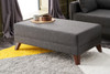 Ugaona sofa-krevet Bella Mini ugaona sofa desno - antracit