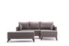 Ugaona sofa-krevet Bella Mini ugaona sofa desno - braon