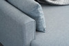 Ugaona sofa-krevet Bella Soft Mini Köşe Lijeva - Plava