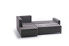 Ugaona sofa-krevet Ece lijevo - braon