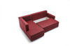 Ugaona sofa-krevet Ece lijevo - Claret Red