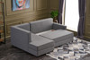 Ugaona sofa-krevet Ece lijevo - sivo
