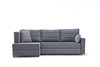 Ugaona sofa-krevet Ece lijevo - sivo