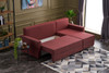 Ugaona sofa-krevet Ece desno - Claret Red