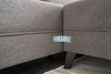 Ugaona sofa-krevet Efsun – smeđa