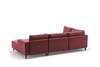 Ugaona sofa-krevet Efsun - Claret Red