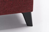 Ugaona sofa-krevet Efsun - Claret Red