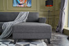 Ugaona sofa-krevet Eris - antracit