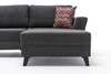 Ugaona sofa-krevet Eris - antracit