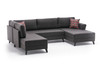 Ugaona sofa-krevet Eris - antracit