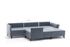 Ugaona sofa-krevet Eris - Plava