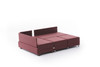 Ugaona sofa-krevet Fly Kutna Sofa Lijeva - Claret Red