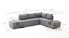 Ugaona sofa-krevet Fly Right - antracit