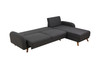 Ugaona sofa-krevet Hera 1 Kutak - antracit