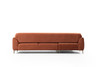 Ugaona sofa-krevet Slika ugao lijevo ( Chl-3R ) - cimet