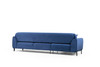Ugaona sofa-krevet Slika ugao lijevi ( Chl-3R ) - tamnoplava
