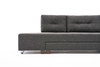 Ugaona sofa-krevet Manama kutni kauč na razvlačenje lijevo - antracit