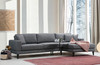 Ugaona sofa-krevet Nordijski ugao desno (L3+Chl)