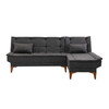 Ugaona sofa-krevet Santo-Antracit