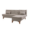 Ugaona sofa-krevet Santo-krem