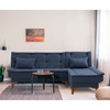 Ugaona sofa-krevet Santo-tamno plava