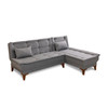 Ugaona sofa-krevet Santo-Grey