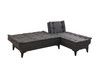 Ugaona sofa-krevet Santo-S-antracit