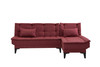 Ugaona sofa-krevet Santo-S-Claret crvena