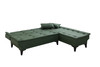 Ugaona sofa-krevet Santo-S-Green