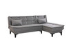 Ugaona sofa-krevet Santo-S-Grey