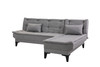 Ugaona sofa-krevet Santo-S-Grey