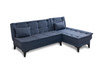 Ugaona sofa-krevet Santo-S-mornarsko plava