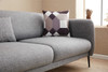 Ugaona sofa-krevet Venera L - Siva