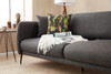 Ugaona sofa-krevet Venera R - antracit