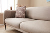 Ugaona sofa-krevet Venus R - krema