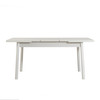 Produživi set stolova i stolica (6 komada) Santiago bijela siva