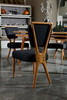 Set stolova i stolica (5 komada) Palača Drvena - Antracit