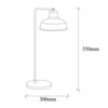 Stolna lampa Berceste - 181CRNI-ML