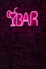 Dekorativna plastična led rasvjeta Bar - Pink