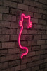 Dekorativna plastična led rasvjeta Mačka - Pink