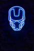 Dekorativna plastična led rasvjeta Iron Man - Plava