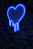 Dekorativna plastična led rasvjeta Melting Heart - Plava
