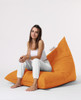 Lazy bag Pyramid Big Bed Pouf - narančasta