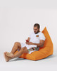 Lazy bag Pyramid Big Bed Pouf - narančasta