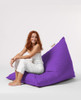 Lazy bag Pyramid Big Bed Pouf - ljubičasta